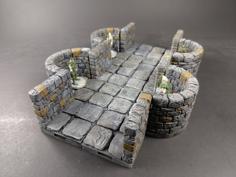 OpenForge 2.0 Dungeon Stone Alcove 3D Printer Model