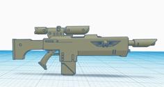 Lieutenant’s Las-blaster 3D Printer Model