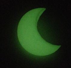 Glow In The Dark Crescent Moon 3D Printer Model