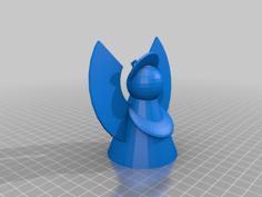 Christmas Angel (No Mouth) 3D Printer Model