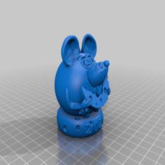 Mouse On Cheese 3D Printer Model