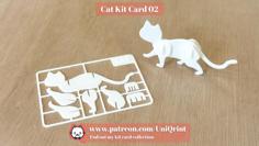 Cat Kit Card 02 3D Printer Model