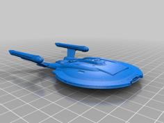 Star Trek NX-02 Columbia 1:2000 3D Printer Model