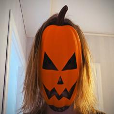 Pumpkin Mask 3D Printer Model