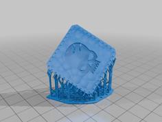 Bone Headed Blood Bowl Status Tile Token 3D Printer Model