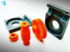 Worm Gearbox 1:60 3D Printer Model