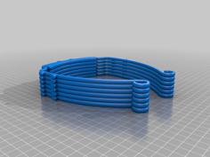 Stackable Smoothed Version Of Protective Visor By 3DVerkstan 3D Printer Model