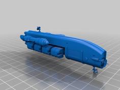 Star Trek Cargo Ship El-Burro 1:2000 3D Printer Model