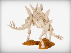 Stegosaurus Skeleton 3D Printer Model