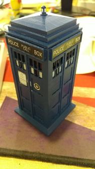 Tardis Inspired Engagement Ring Box 3D Printer Model