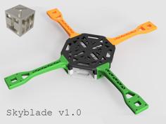 Skyblade V1.0 Quadcopter Frame 3D Printer Model