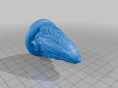 Mutant Gator Wall Mount 3D Printer Model