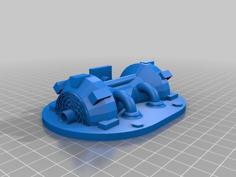 28mm Sci-fi Power Generator 3D Printer Model