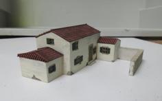 Mediterranean Style House 3D Printer Model