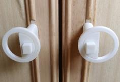 Caravan Cupboard Door Knob And Latch (Kabe -90) 3D Printer Model