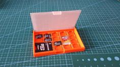 MicroSD Card Box 3D Printer Model