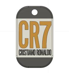 CR7 Keychain 3D Printer Model