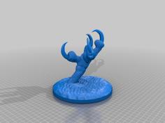 Golden Eagle Claw 3D Printer Model