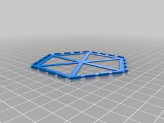 Settlers Of Catan Hexagonal Tile Holder 3D Printer Model