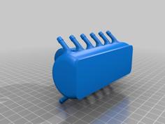 Hydro 6-way Splitter, With Screw Thread To Fit A Metric 24mm 3000l/h Pump 3D Printer Model