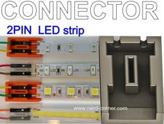 Connector 2PIN LED Strip 3D Printer Model