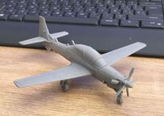 Embraer Super Tucano Scale 1/72 3D Printer Model