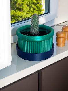 Small Planter With Drip Tray 3D Printer Model