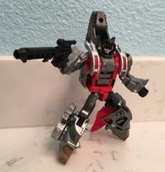 Custom Dinobot “SNAP” For Power Of The Primes “SLAG” 3D Printer Model