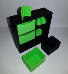 Cabinet And Drawers 3D Printer Model