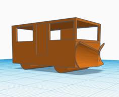 Ho Scale Rail Speeder 3D Printer Model