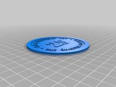 Birthday Badge 3D Printer Model