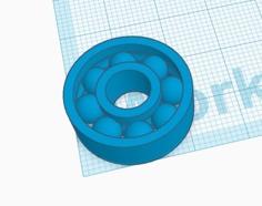 Print In Place 608 Bearing 3D Printer Model