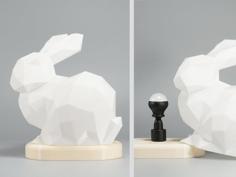 Low Poly Stanford Bunny Lamp 3D Printer Model