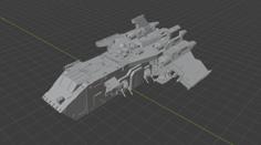 Draugr Pattern Tempestus Avem Gunship 3D Printer Model