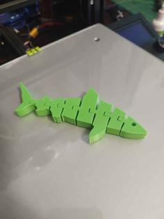 Flexible Shark – Print In Place 3D Printer Model