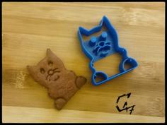 Cat Cookie Cutter 3D Printer Model