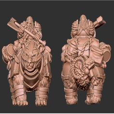 Dwarf Rider 2 3D Printer Model