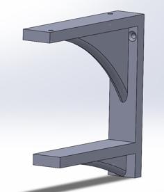 Double Shelves Bracket 3D Printer Model