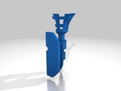 Wall Torch 3D Printer Model