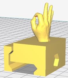 Hand Gesture Picatinny Rail Sights 3D Printer Model