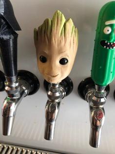 Baby Groot Tap Handle 3D Printer Model