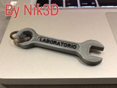 Portachiavi Officina Laboratorio By Nik3D 3D Printer Model