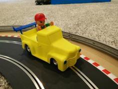 Pickup Truck Slot Car 3D Printer Model