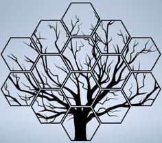 Hexagonal Tree 3D Printer Model