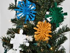 Creeper And Tools/Weapons Minecraft Snowflake Ornaments 3D Printer Model