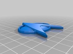 Star Fleet Communicator Badge (Star Trek TNG) 3D Printer Model