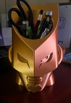 The World(Za Wārudo) Pencil Cup 3D Printer Model