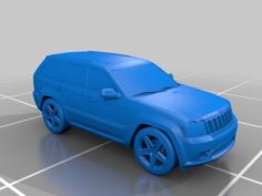 Jeep Grand Cherokee SRT8 3D Printer Model