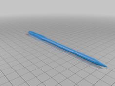 Crochet Needle 150mm X 5mm 3D Printer Model