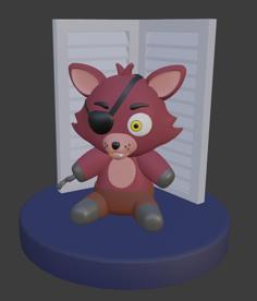 Foxy Plush Figure 3D Printer Model